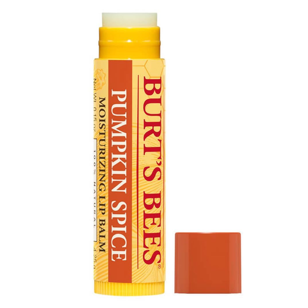 pumpkin spice chapstick - burt’s bees