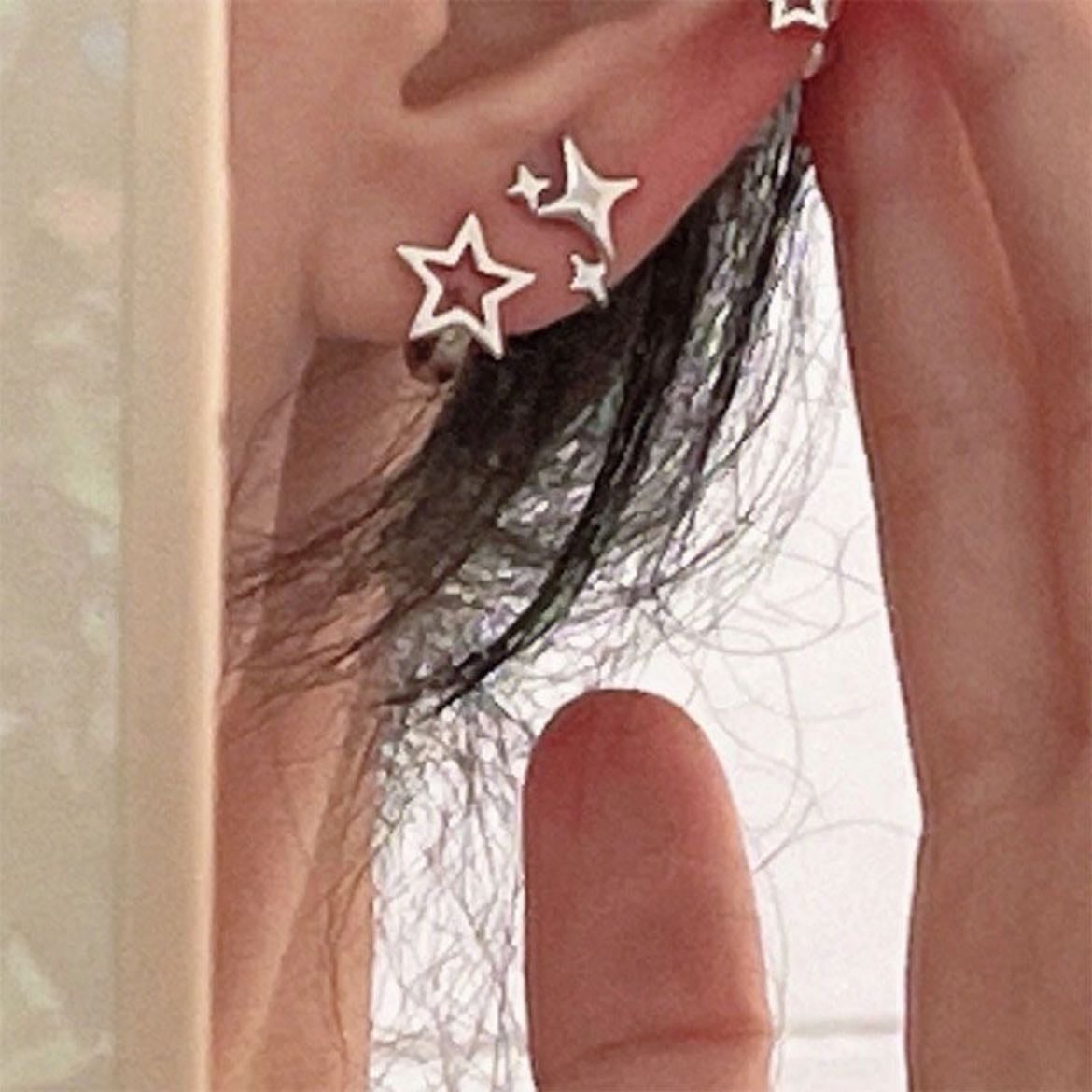 Star earrings