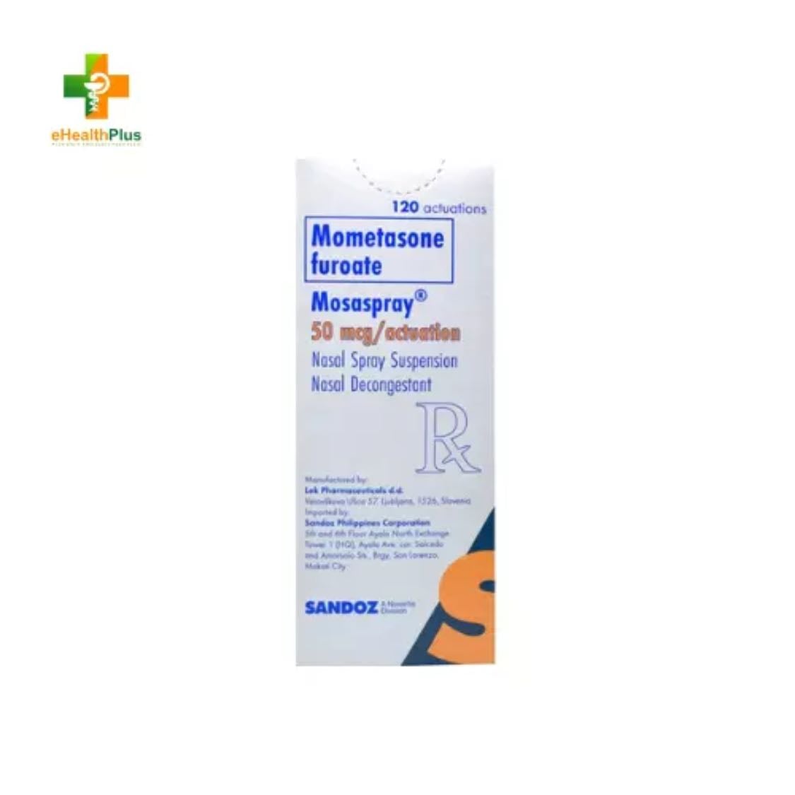 Mometasone Sandoz - 1 pulvérisations/narine 2x par jour