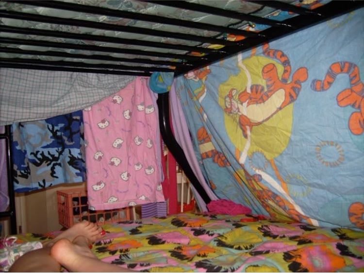 My childhood bedroom - And my window where I would sit for hours