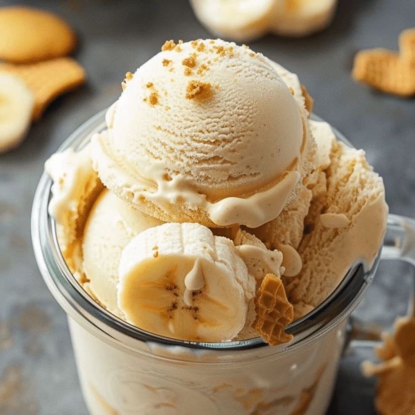 Helado de banana - 80kcal por porción