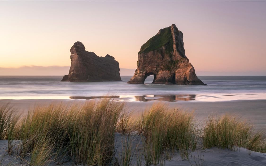 Wharariki Beach