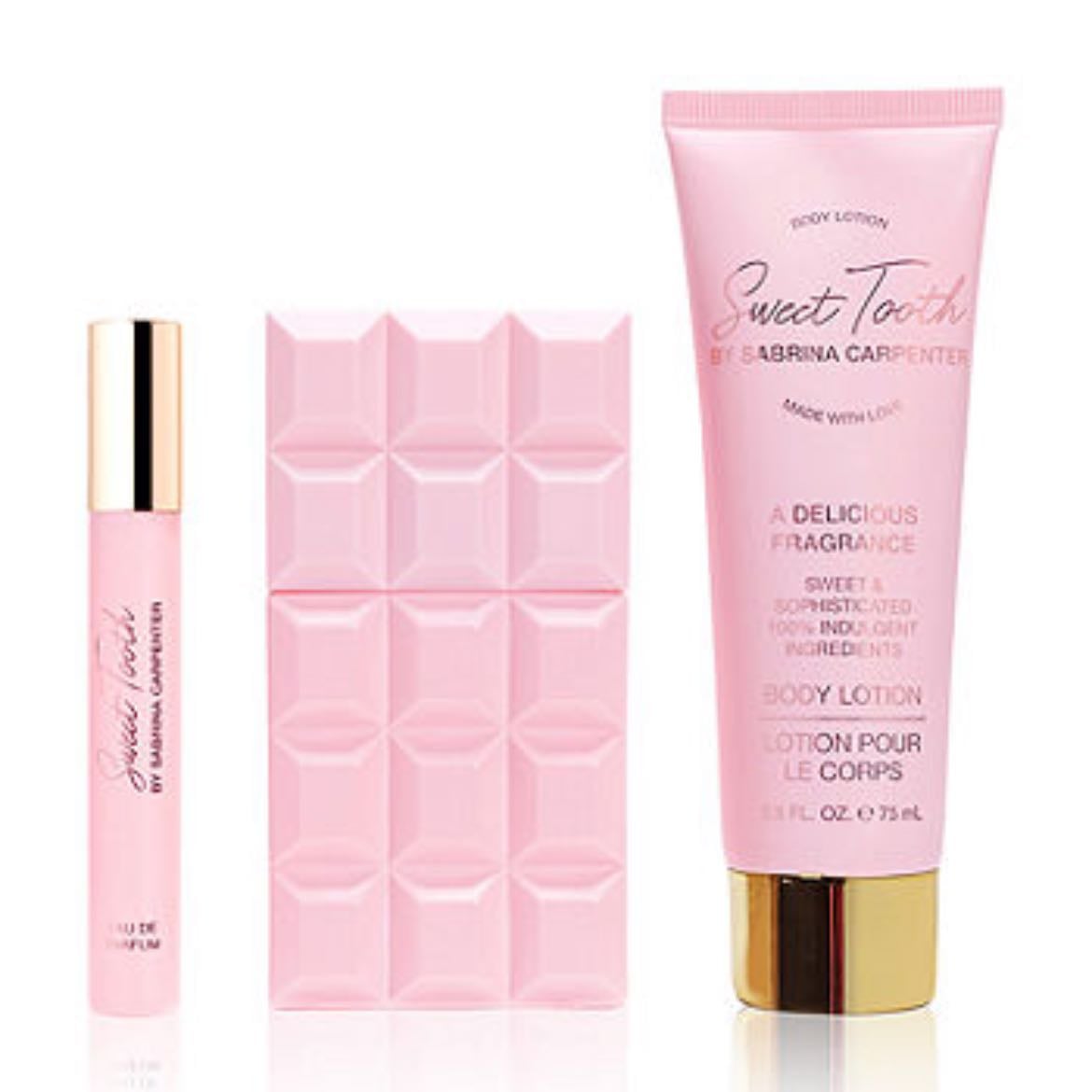 Sweet Tooth 3 pc Set - Body Lotion, Body Mist, Full-size Eau De Parfum, Travel-size Eau De Parfum