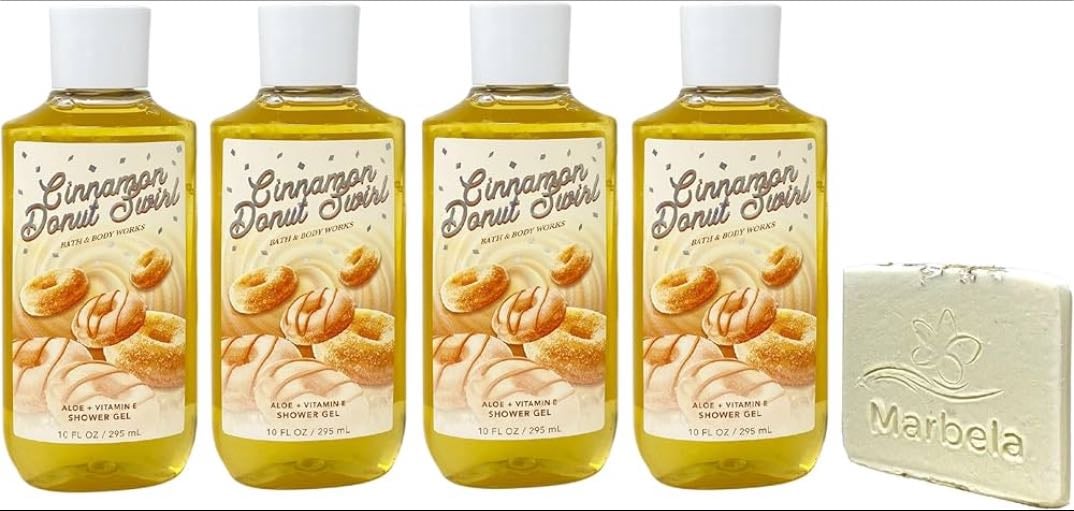 Cinnamon Donut Swirl Shower Gel - B&BW