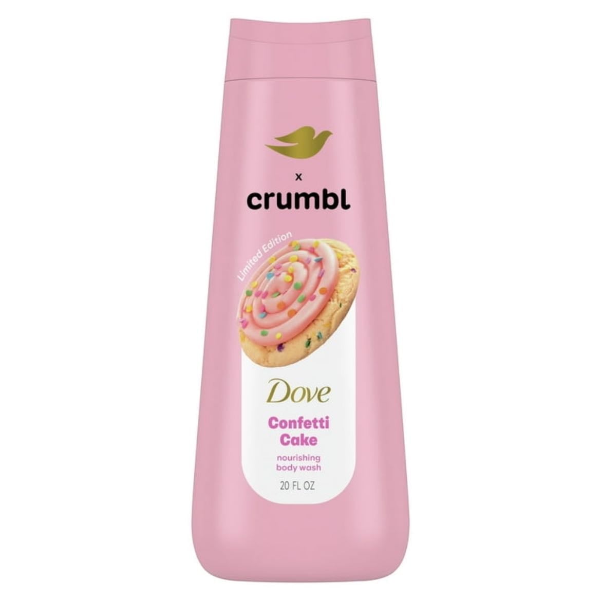 Nilla Bean Cupcake Crumbl Moisturizing Liquid Body Wash - Dove