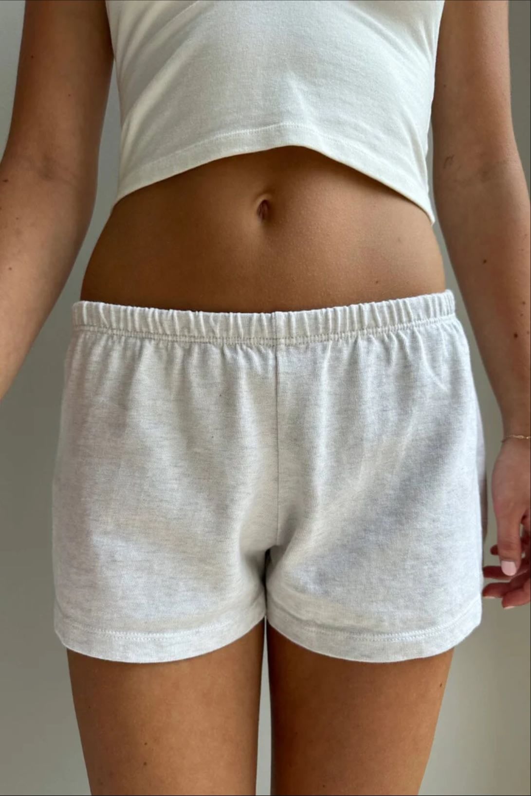 Gray Mini Shorts - Brandy Melville