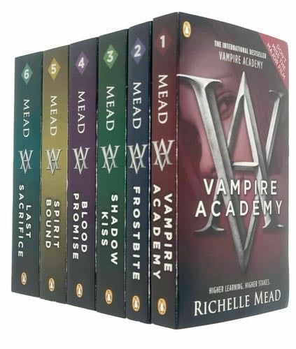 Vampire Academy Series Books 1 - 6 Collection Set by Richelle Mead (Vampire Academy, Frostbite, Shadow Kiss, Blood Promise, Spirit Bound & Last Sacrifice) - Richelle Mead · 2019