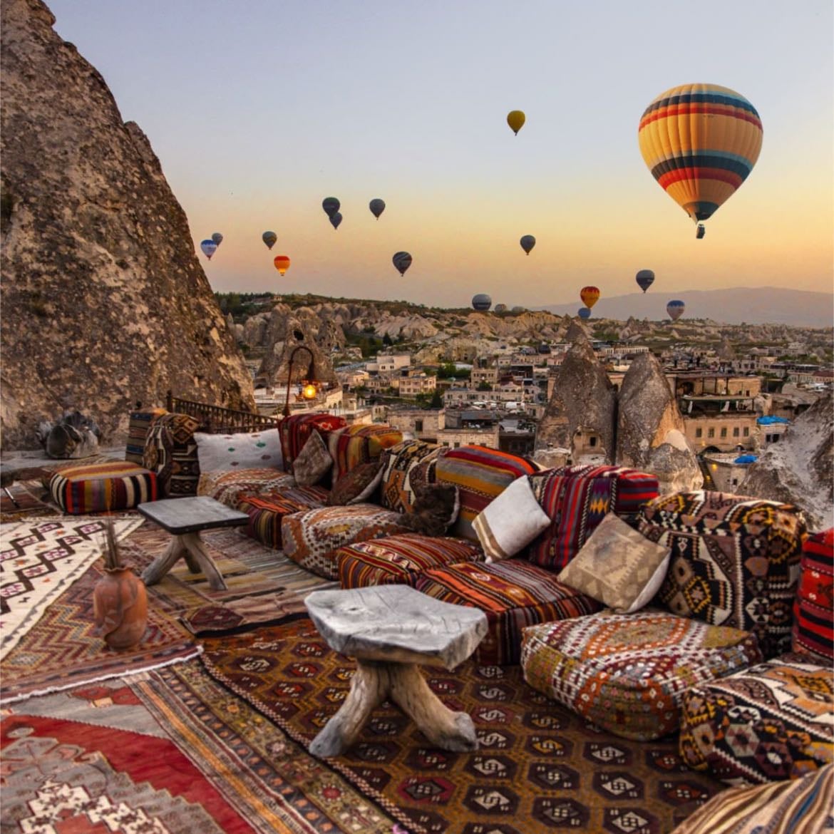cappadocia, turkey - dinner