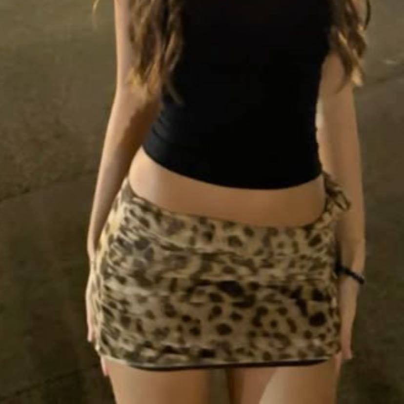 Animal Print Skirt