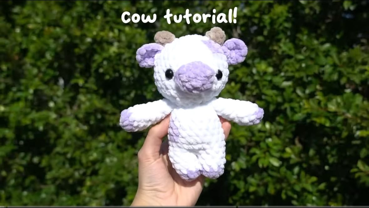 Crochet Cow Tutorial