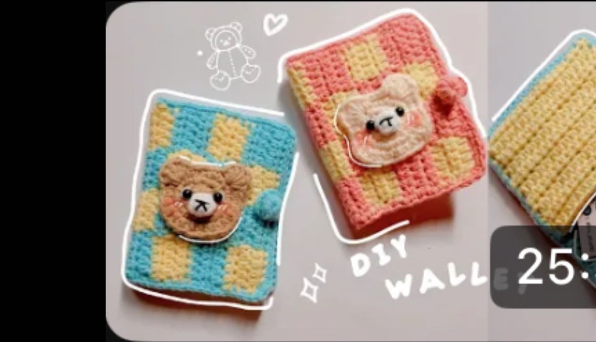 Cute Bear Mini Wallet