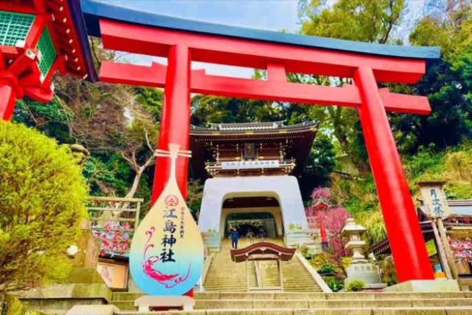 江島神社 - 濡らすおみくじ🍀