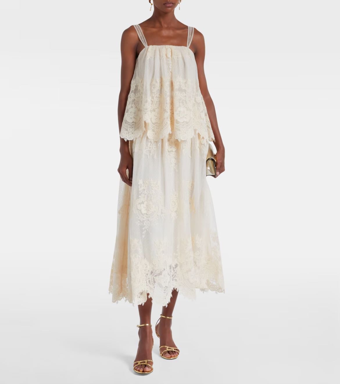 ZIMMERMANN
Hypnotic floral lace midi dress