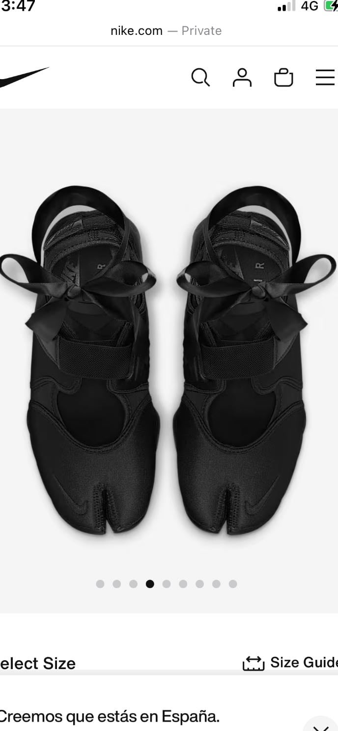 Nike air rift breath black