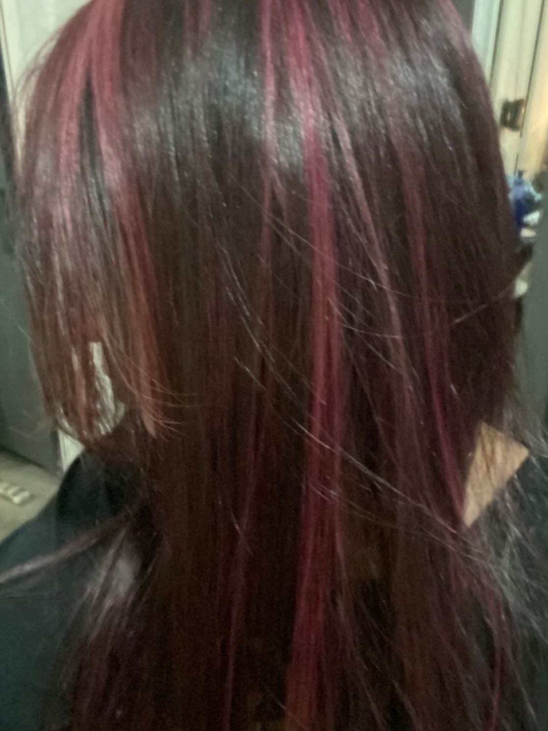 pink highlights