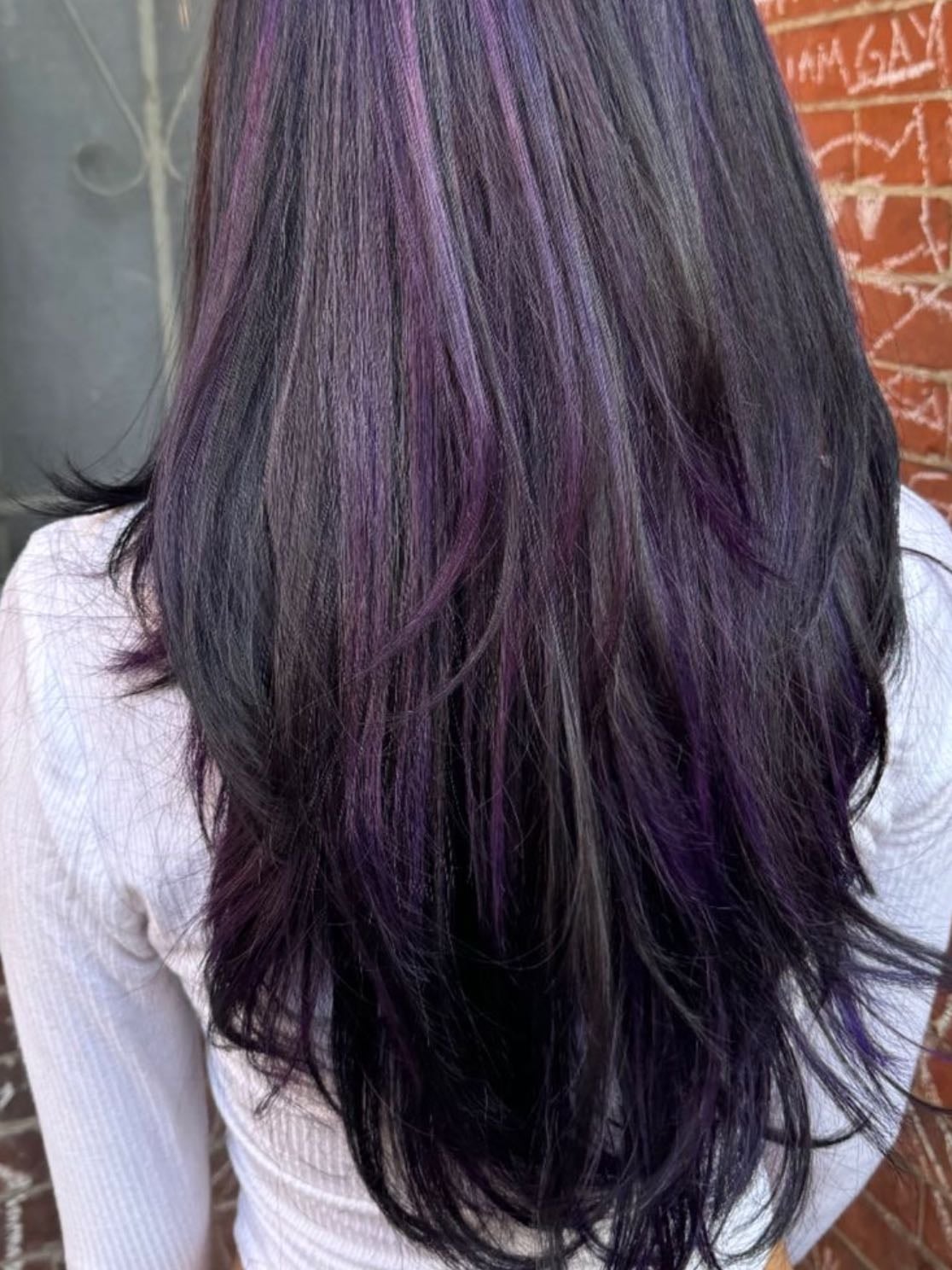 purple highlights