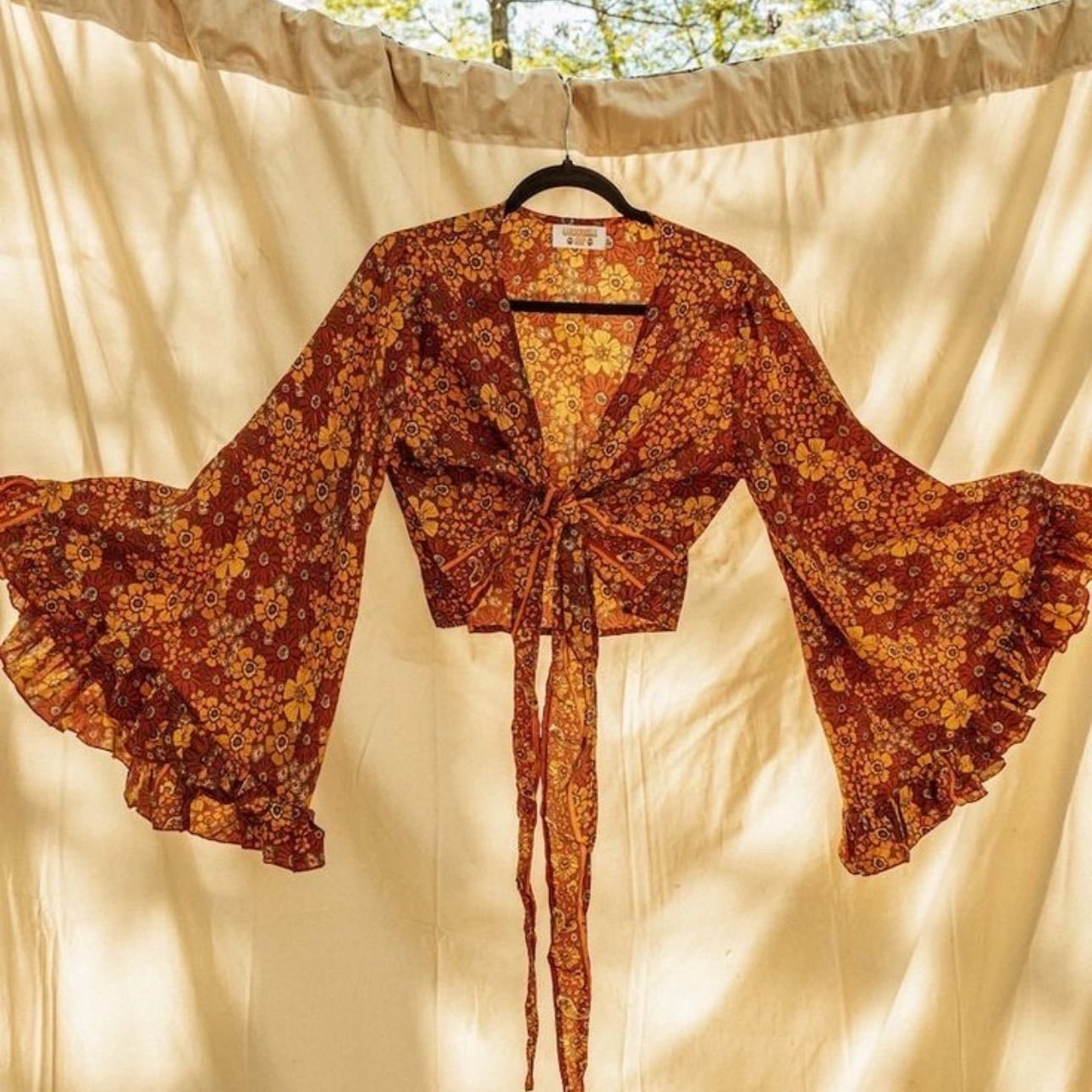 Big sleeves blouses - Colorful Patterns