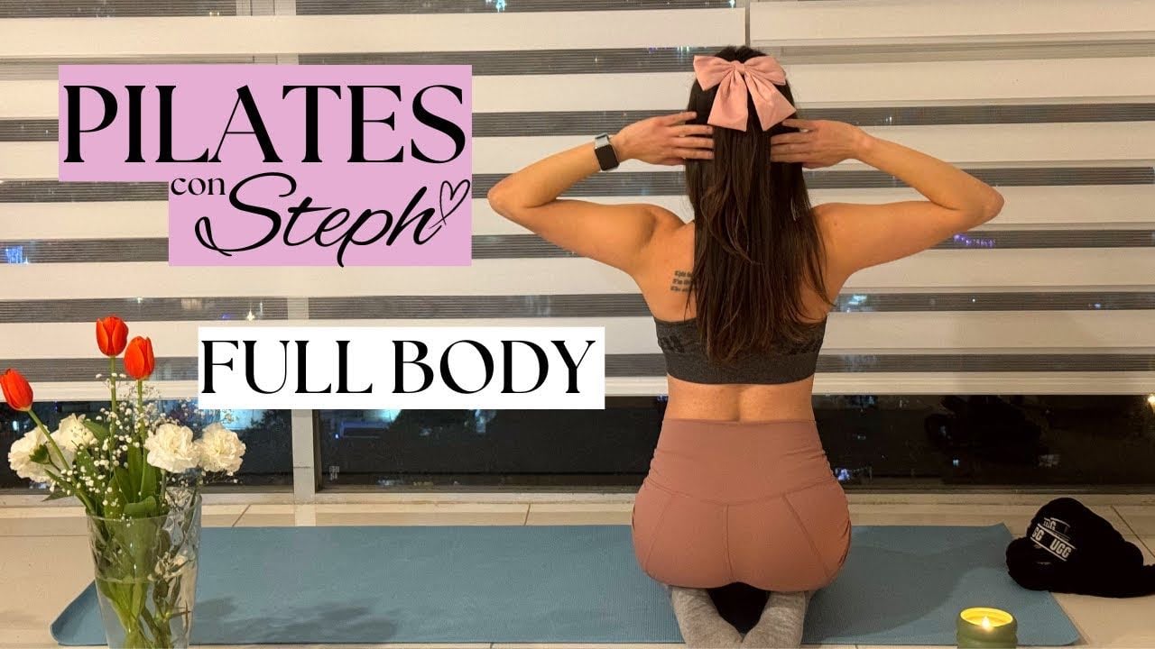 PILATES con STEPH-FULL BODY - YouTube