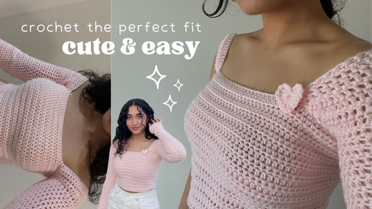 how to ACTUALLY crochet your own top | in-depth tutorial for a flattering & comfortable fit - YouTube