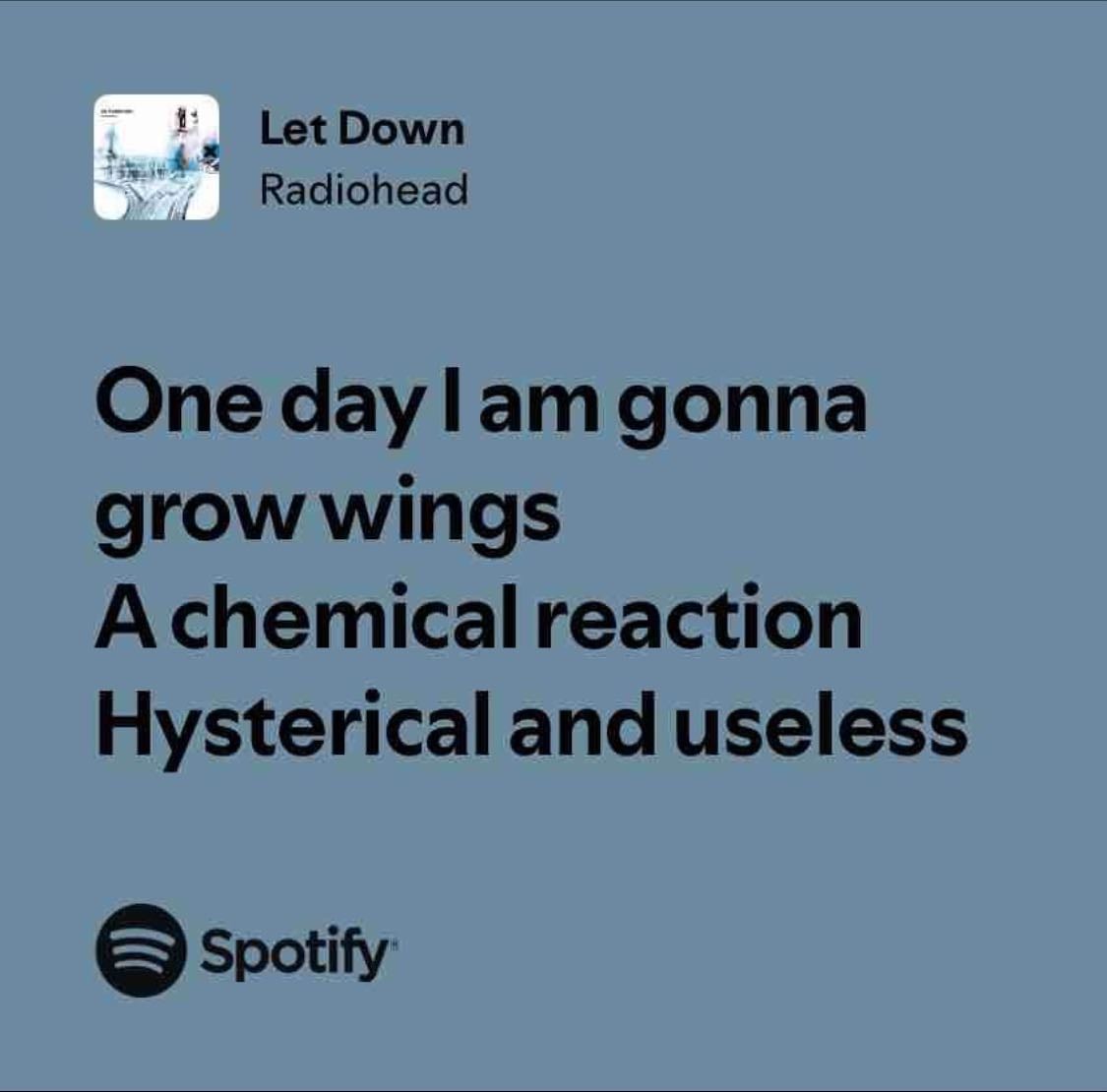 let down