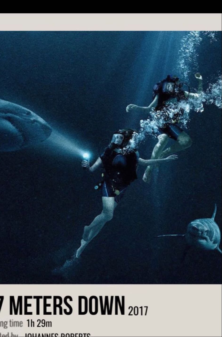 47 meters down