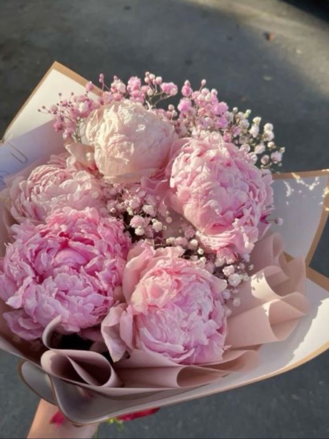 bouquet of peonies