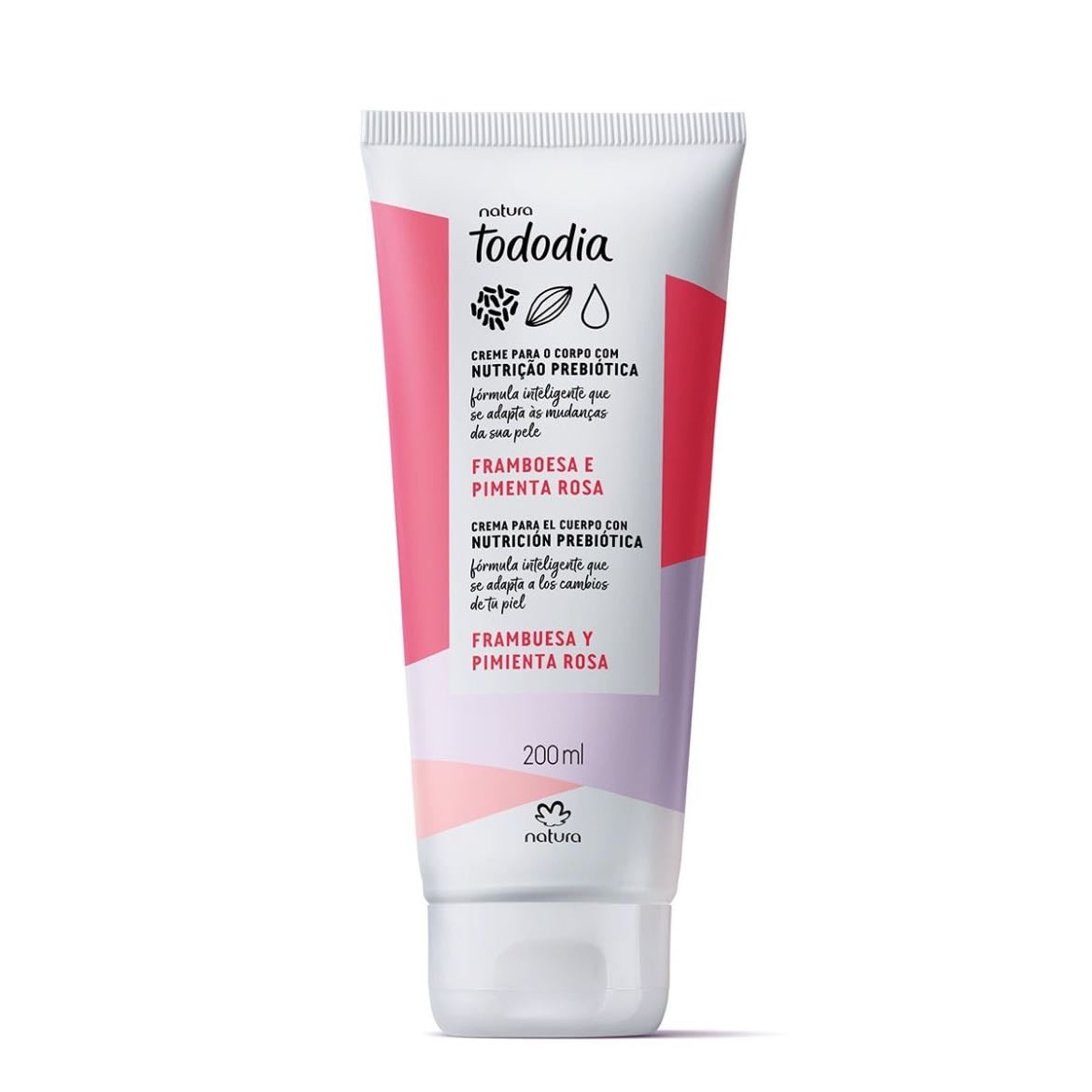 Crema de manos ᢉ𐭩 - Frambuesa y pimienta rosa - Natura.