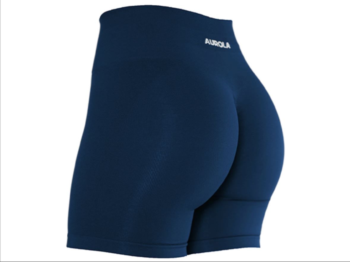 AUROLA - Shorts Intensify - Size M. Color Rojo Profundo o Cereza Negra o Chocolate Plum o Esmoquin Azul.