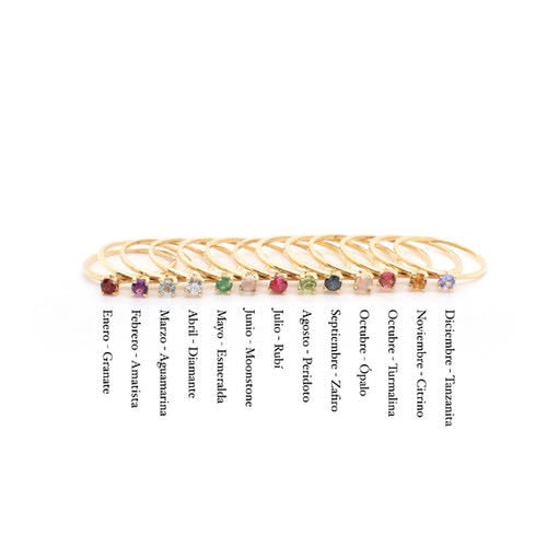 Birthstone Ring - August - Peridot