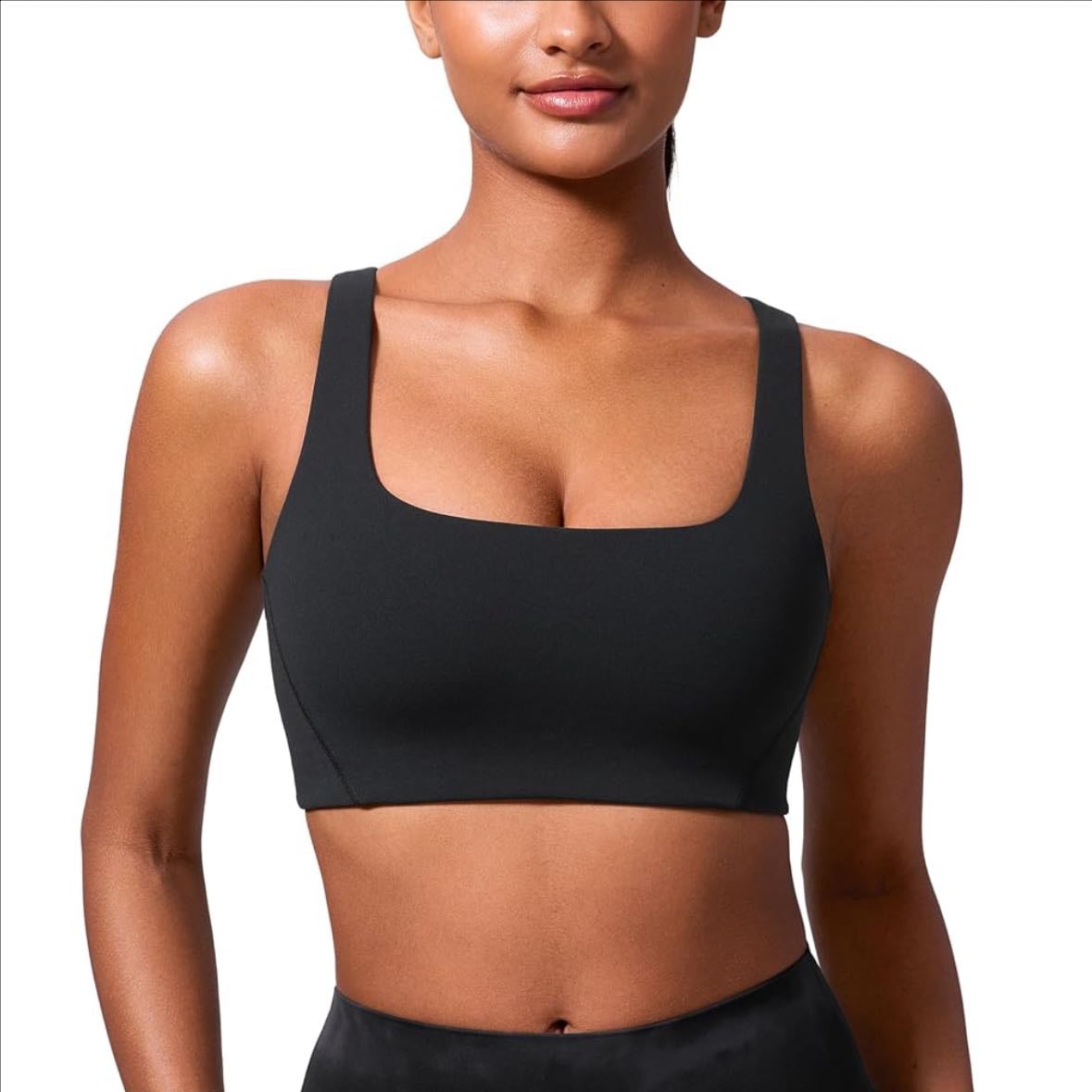 CRZ YOGA Butterlift Sports Bra - In White. Size S.