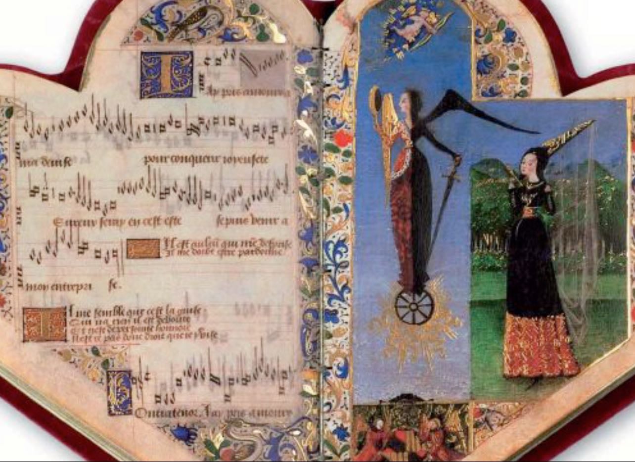 chansonnier cordiforme - art