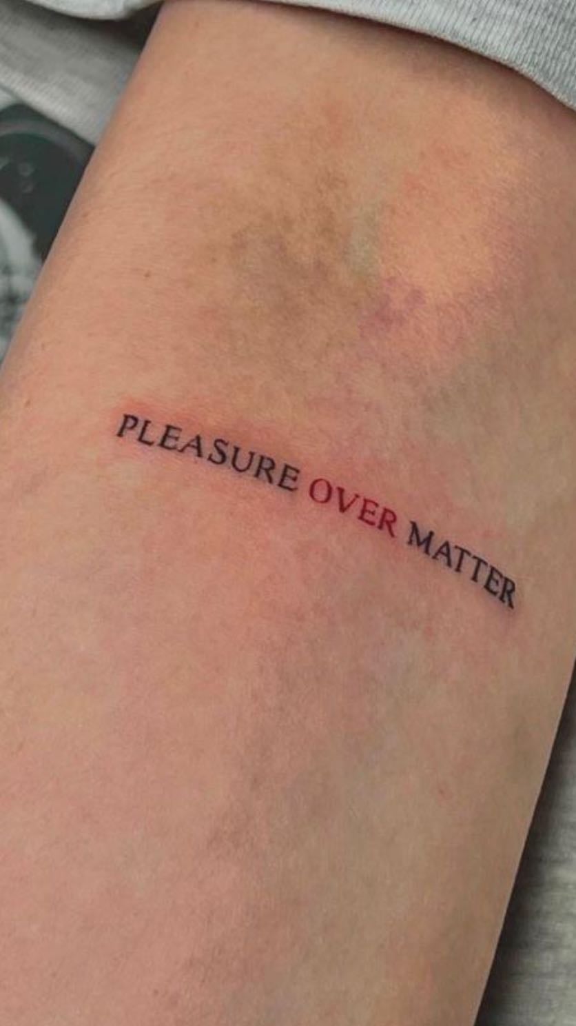 ‣҂︩︪ ⦂ pleasure over matter - insp. frank ocean