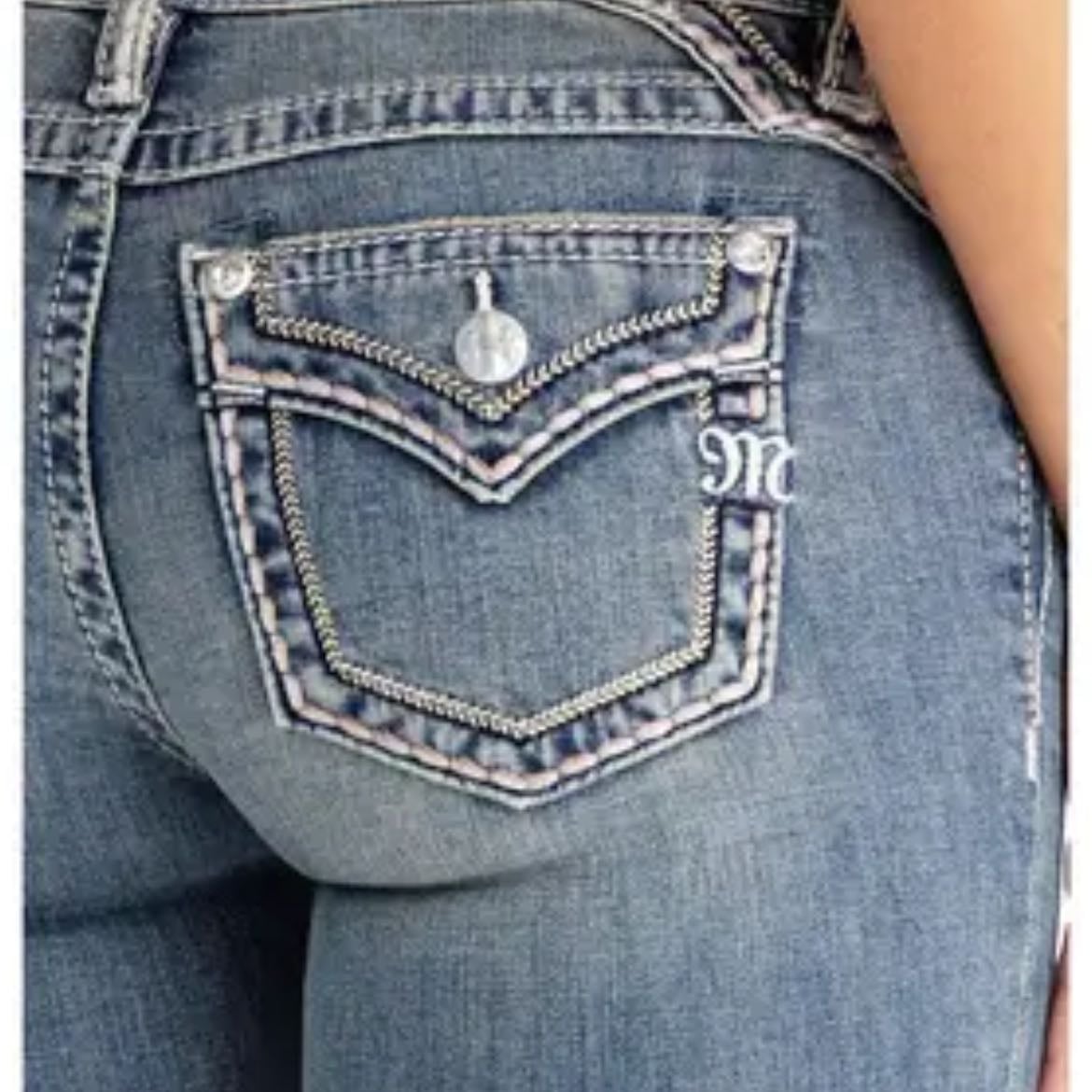 ➷ sylvie stitched bootcut - miss me