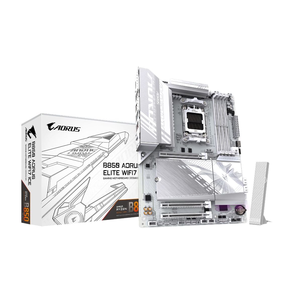 ᓭི༏ᓯྀ motherboard - Gigabyte B850 AORUS ELITE WIFI7 ICE ATX AM5 Motherboard