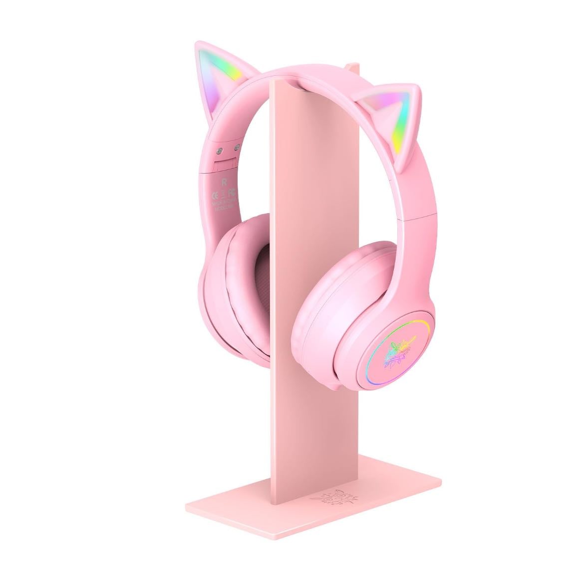 ᓭི༏ᓯྀ headset stand - Universal Headphone Stand Aluminuim Alloy Headset Holder for Gaming Earphone Desktop Headphones Support Holder Pink