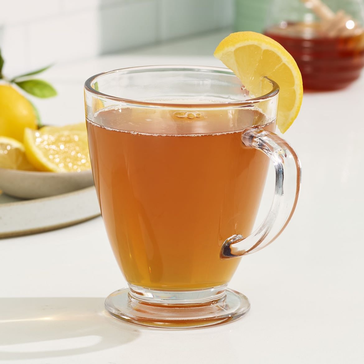 lemon & peach tea with ginger - includes vital vitamins !!!