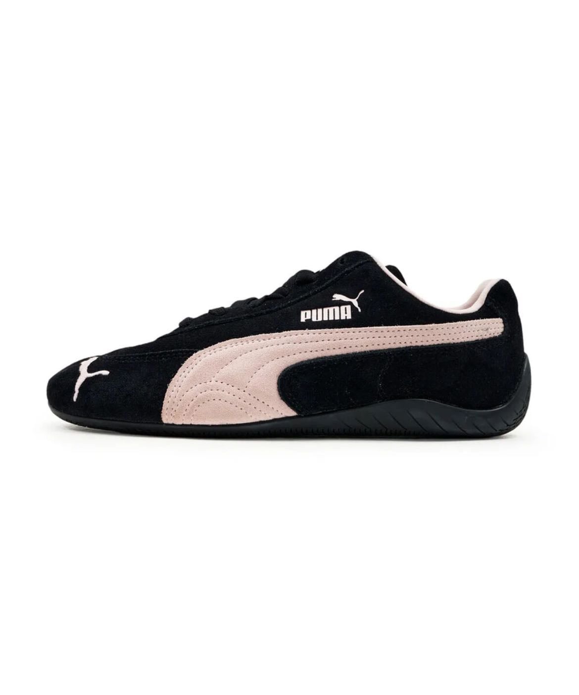 ➷ black + pink speedcat - puma
