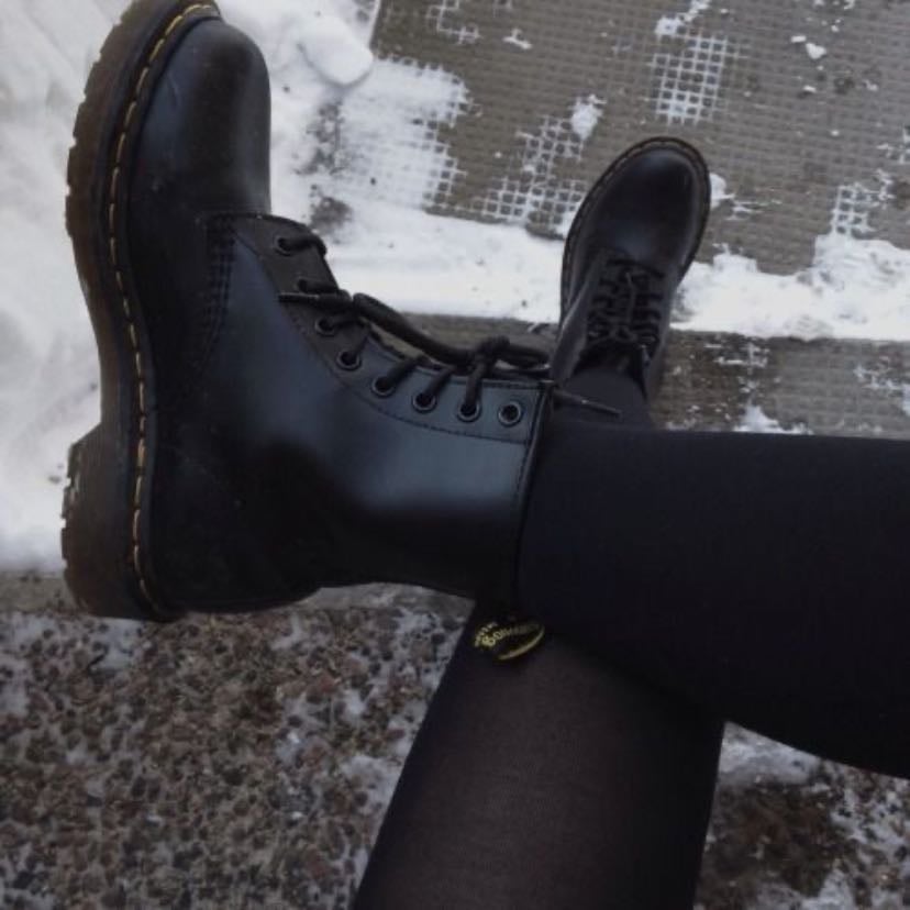black/brown ankle boots