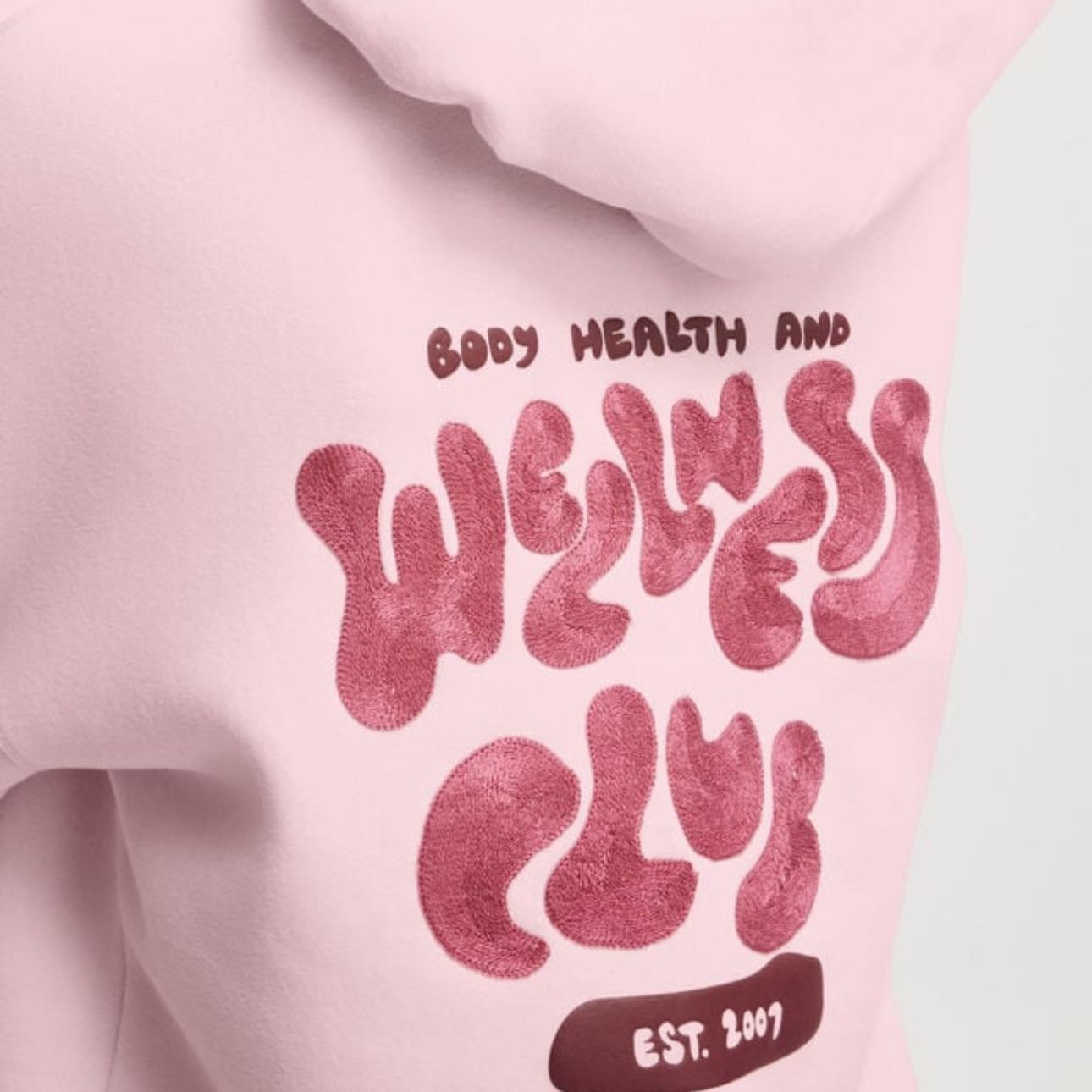 wellness club graphic hoodie