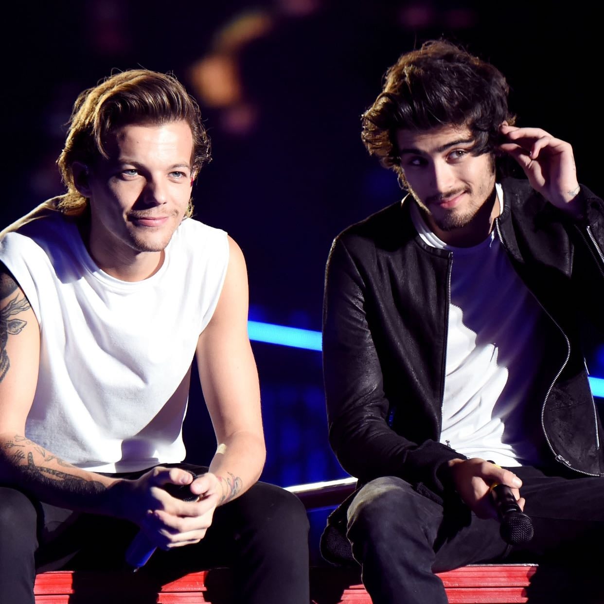 zayn and louis - “we’re doing it the tommo way” “LOUEH YOU IDIOT”