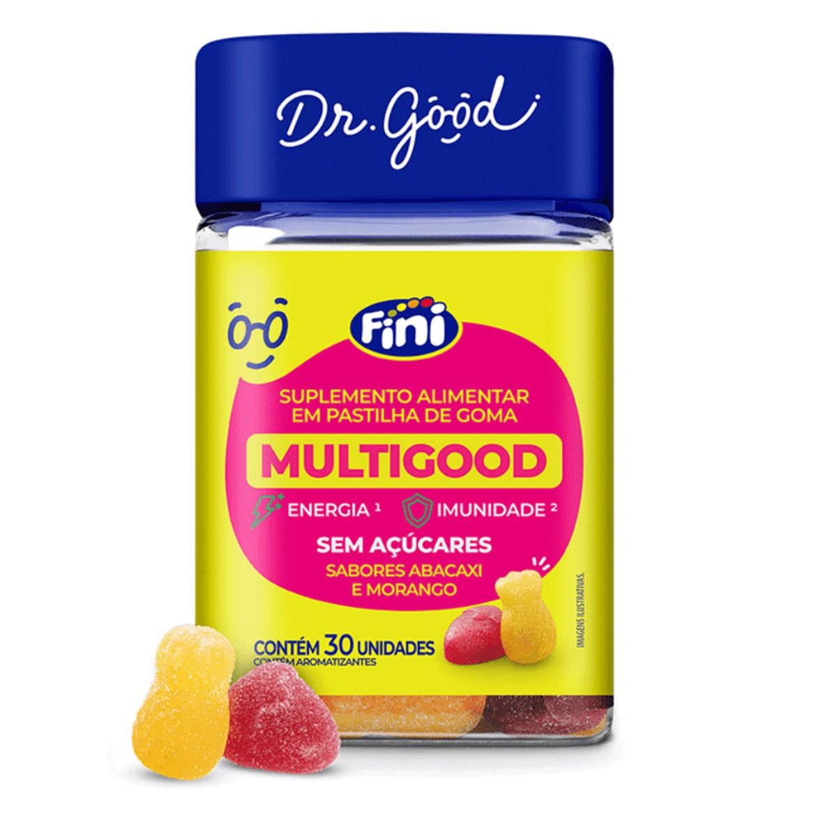 Suplemento Alimentar Dr. Good Multigood 30 Gomas - 13/05