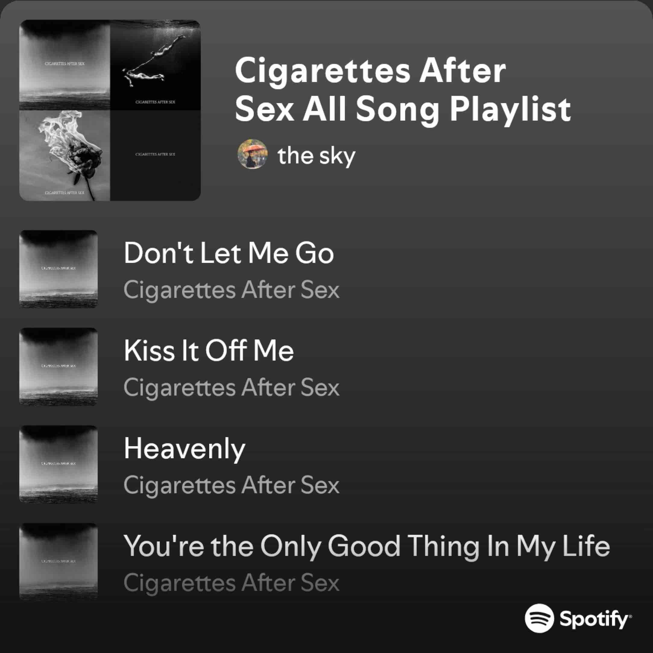 Cigarettes After Sex (all songs) - Spotify
