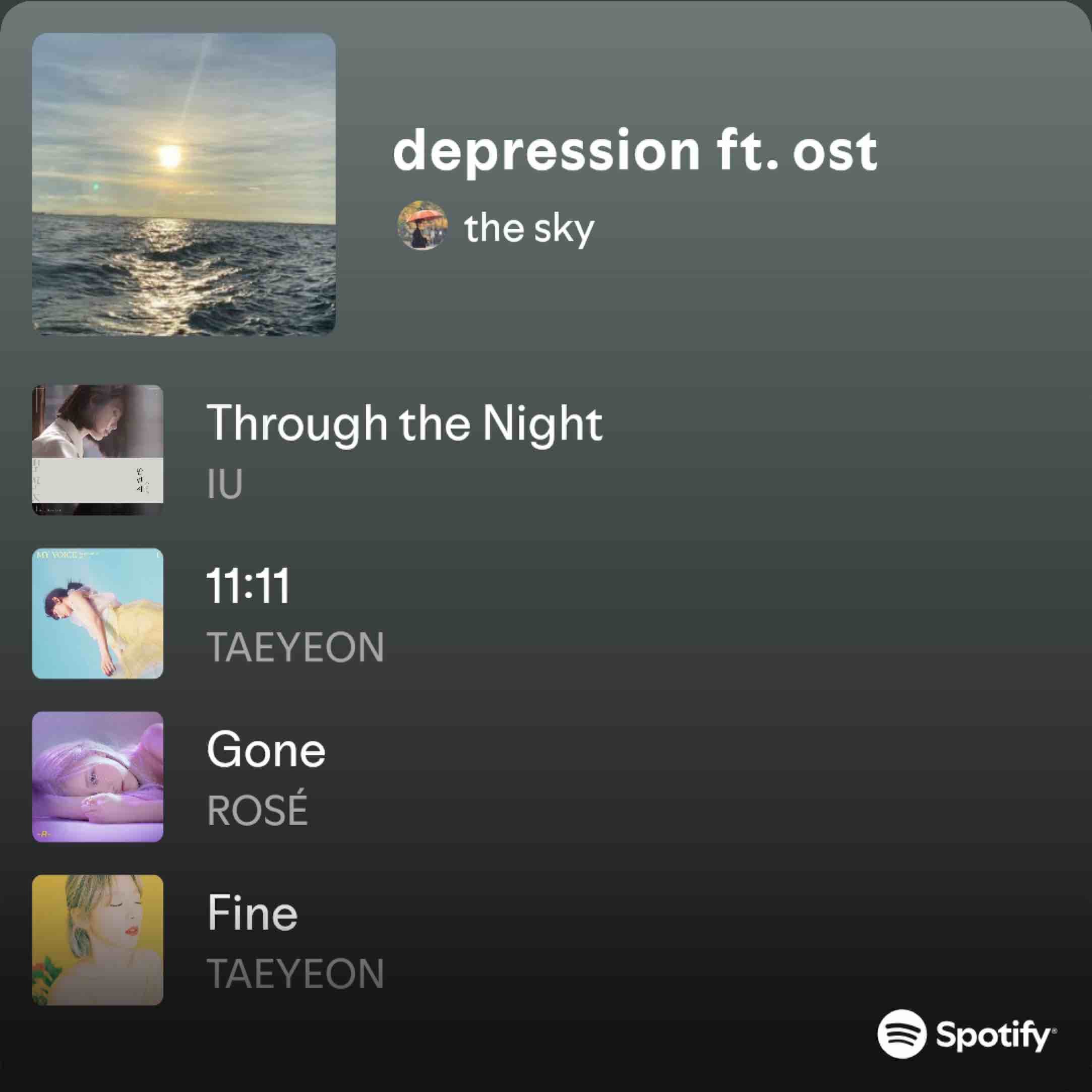 depression ft. ost (k) - Spotify