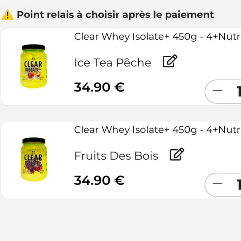 Clear whey