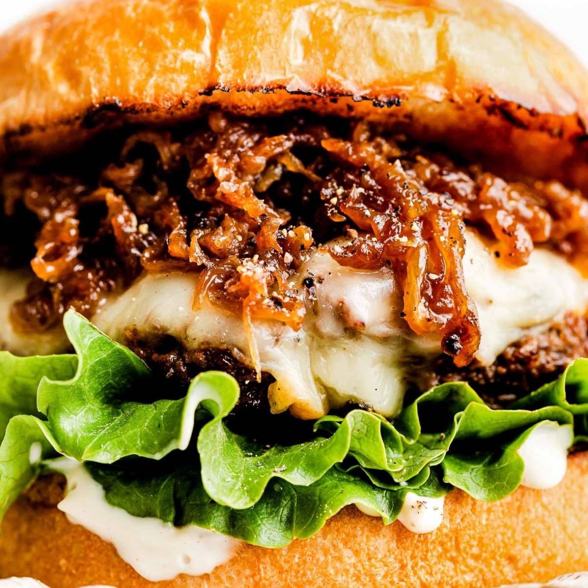 Sweet onion burger