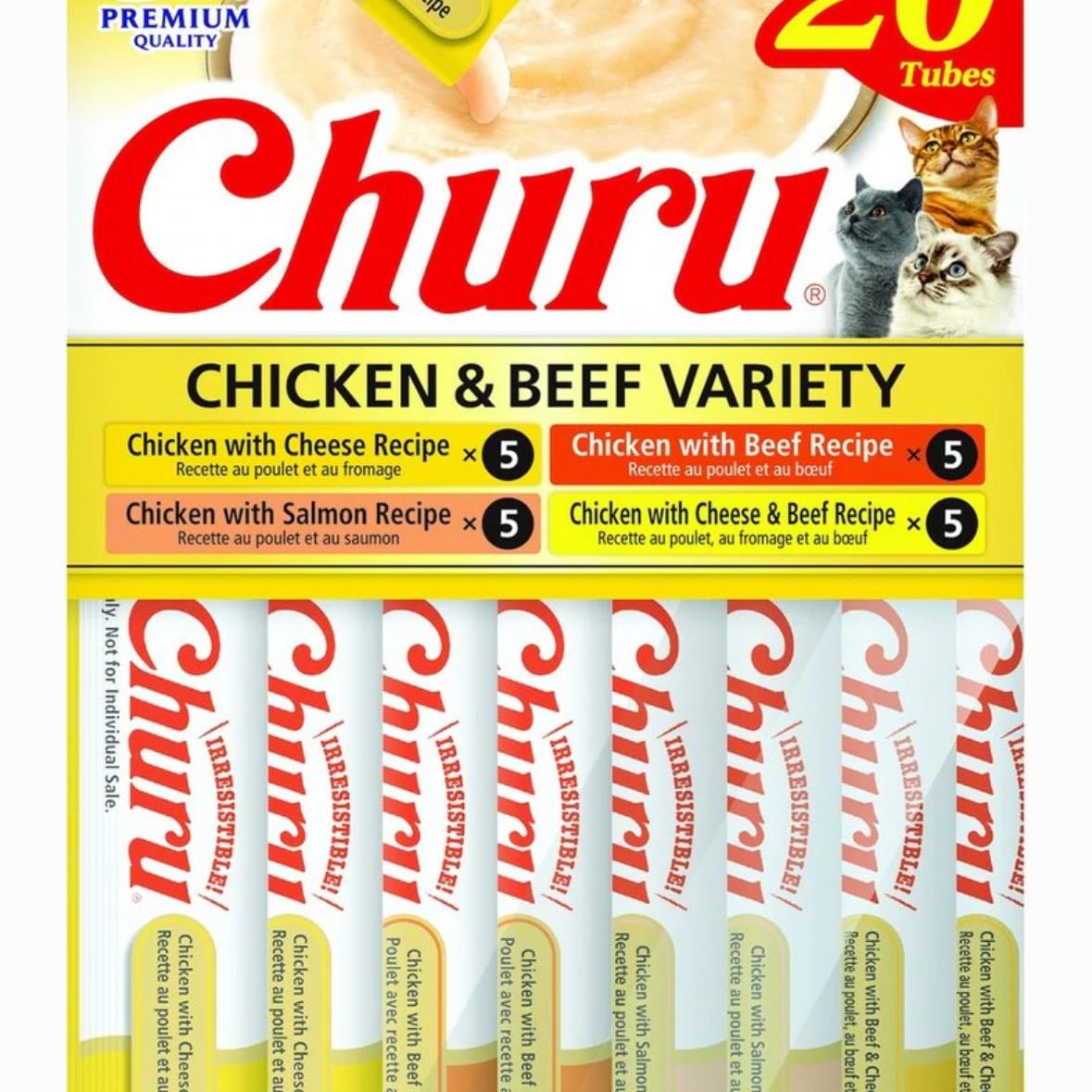 Churu - Price: 8.55 (I recommend only getting the chicken and beef because the fish is not the best in ingredients)
