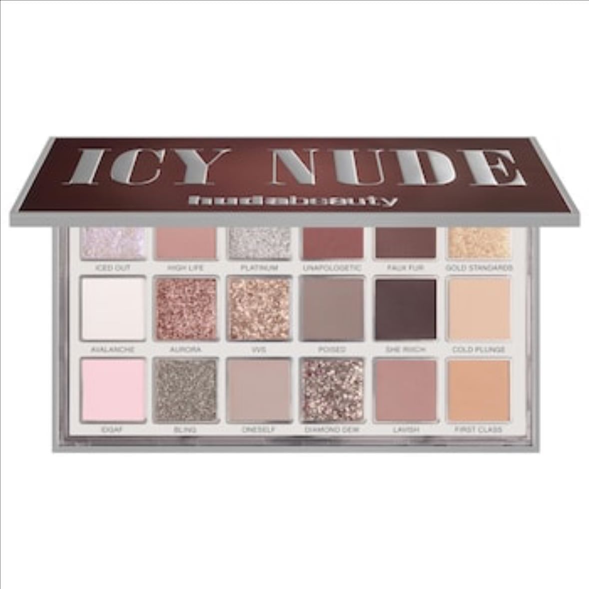 Huda Beauty Icy Nude eyeshadow palette