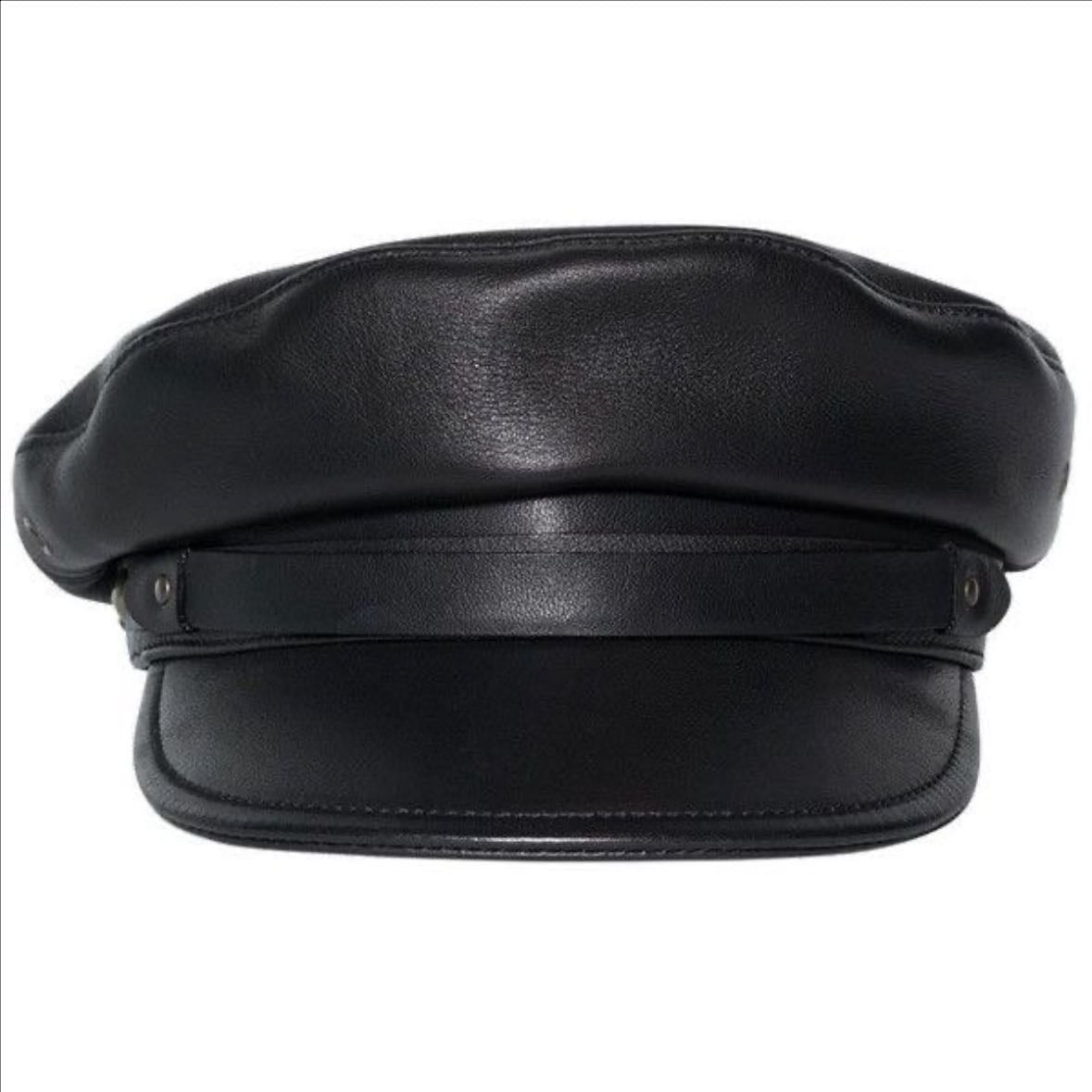 Leather cap