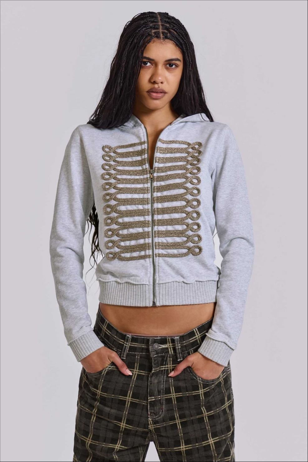 Gray Golden Drummer Hoodie Jaded London