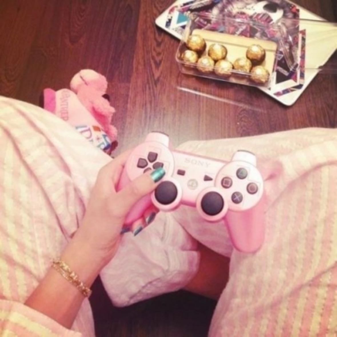 Playing video games - Helps me to distract from the world